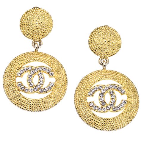 chanel classic diamond earrings|chanel earrings classic price.